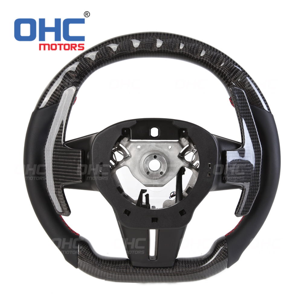 LED Carbon Fiber Steering Wheel For Nissan GTR 2019+