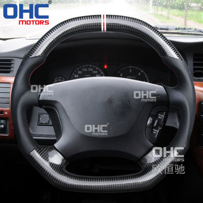 Carbon Fiber Steering Wheel For Nissan Patrol Y61 Car steering wheel Carbon Fiber ohc motors