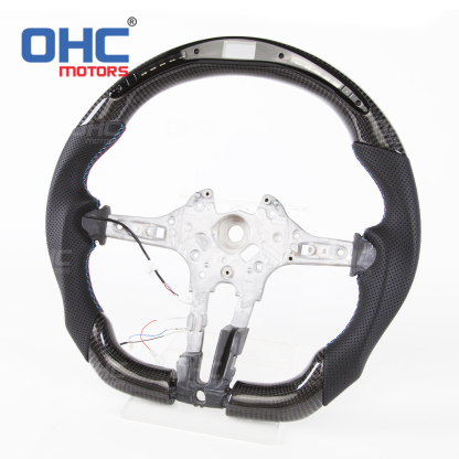 LED Carbon Fiber Steering Wheel For BMW M3 F30 F35 F80 F15 F16 F25 M2 M3 M4