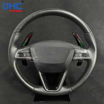 LED RPM Paddle Shift for Seat Leon Cupra mk2 mk3 LED RPM Racing Car Steering Wheel Paddle Shift Shifter Shifters