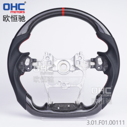 Carbon Fiber FLAT BOTTOM Steering Wheel For TOYOTA LC300 Car Steering Wheel Carbon Fiber ohc motors