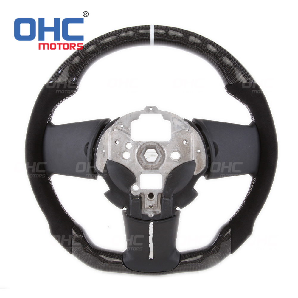 Carbon fiber Alcantara steering wheel for mustang (2012-2014)