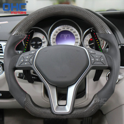 Car Steering Wheel Shift Paddle for Mercedes GLA X156 180 250 GLC GLE W213 W204 W205 X253 2013-2019 LED RPM Smart Paddle Shift