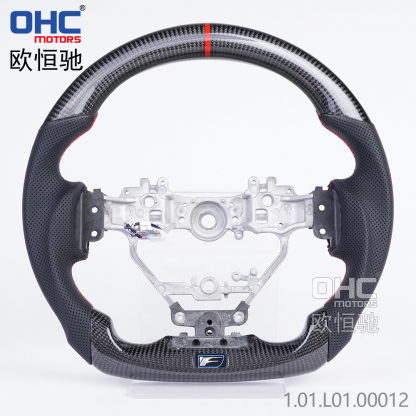 Carbon Fiber Steering Wheel fit for Lexus IS NX RC ISF GSF RCF CT Steering Wheel Carbon Fiber OHC Motors