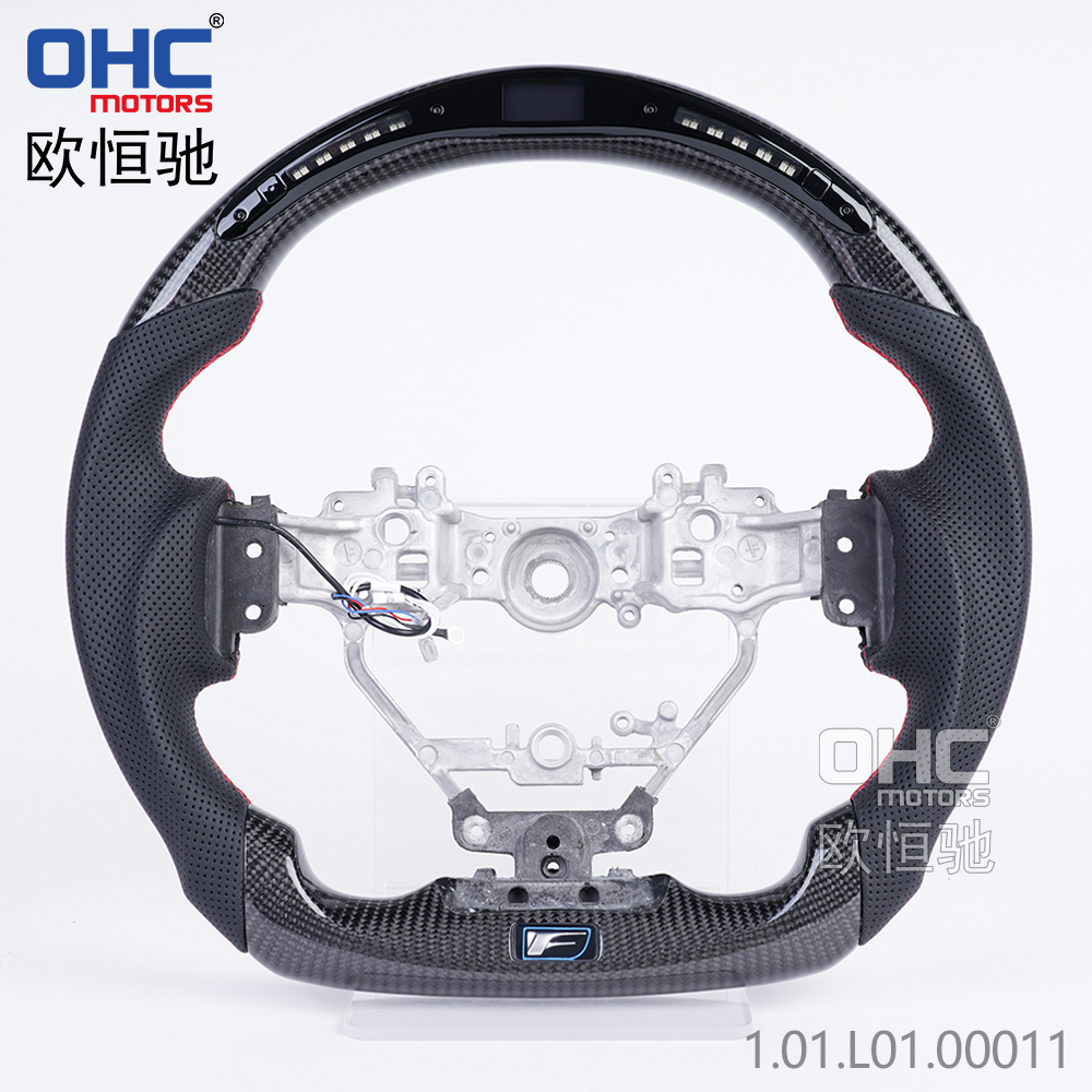 Carbon Fiber Steering Wheel fit for Lexus IS NX RC ISF GSF RCF CT Stee