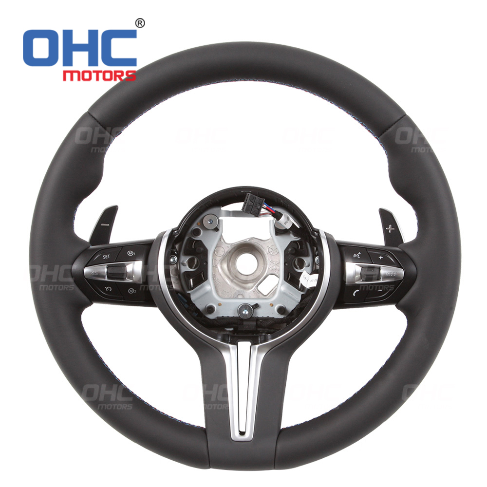 Leather Steering Wheel Compatible with BMW F30 F35 F80 F15 F16 F25 M2 M3 M4
