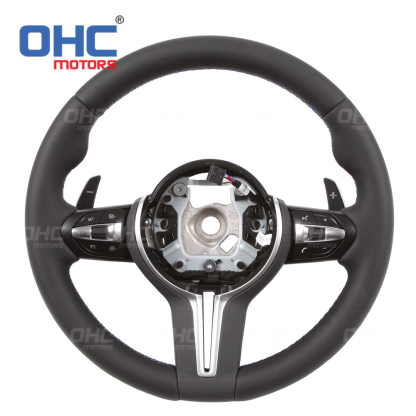 Leather Steering Wheel Compatible with BMW F30 F35 F80 F15 F16 F25 M2 M3 M4
