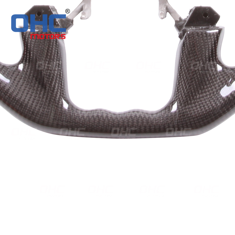 LED Racing Car Steering Wheel For Nissan Patrol Y62 Year 2015-2021 Carbon Fiber steering wheel