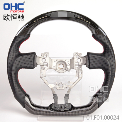 LED Carbon Fiber Steering Wheel for Toyota 86 2012-2015 LED Steering Wheel ohc motors