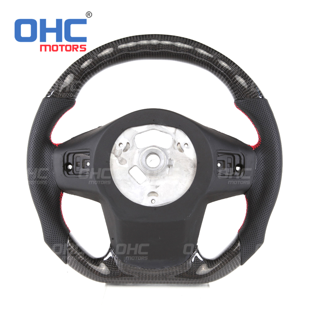 LED Perforamnce Real Carbon fiber Steering Wheel For Toyota supra 2019-2021 Steering Wheel Carbon Fiber