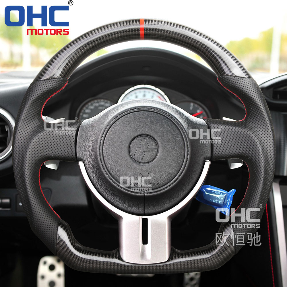 Carbon Fiber Steering Wheel for Toyota 86 2012-2015 LED Steering Wheel ohc motors