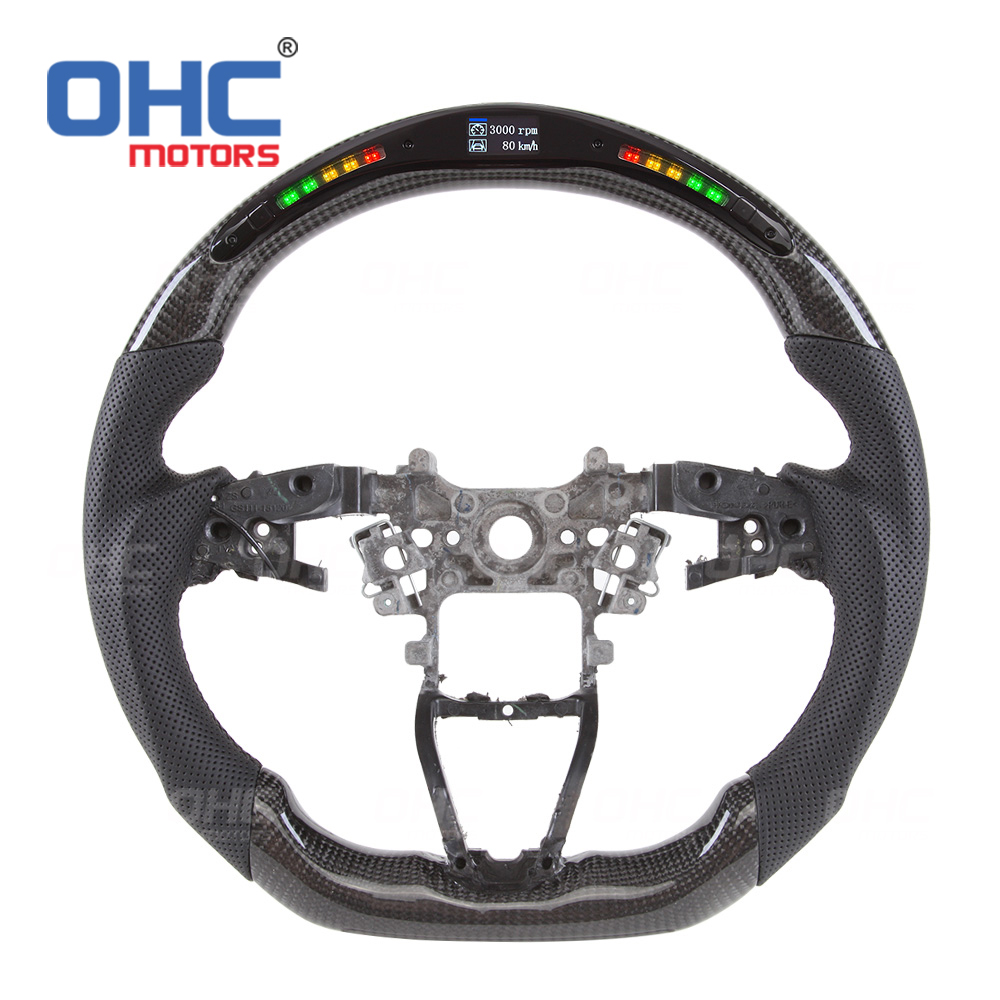 LED Carbon Fiber Streering Wheel For HONDA ACCORD