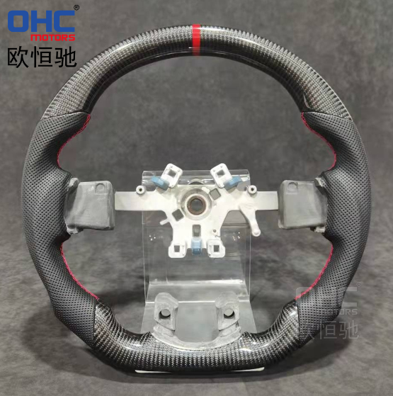 LED Carbon Fiber Steering Wheel for Dodge Ram 2010-2017 Steering Wheel Carbon Fiber ohc motors