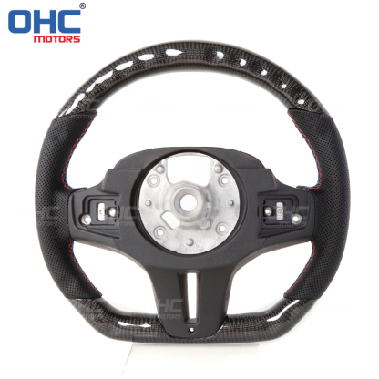 Compatible With BMW G15 F92 M8 G01 X3 BMW G02 X4 M performance Sport Steering Wheel LED Carbon Fiber Steering Wheel