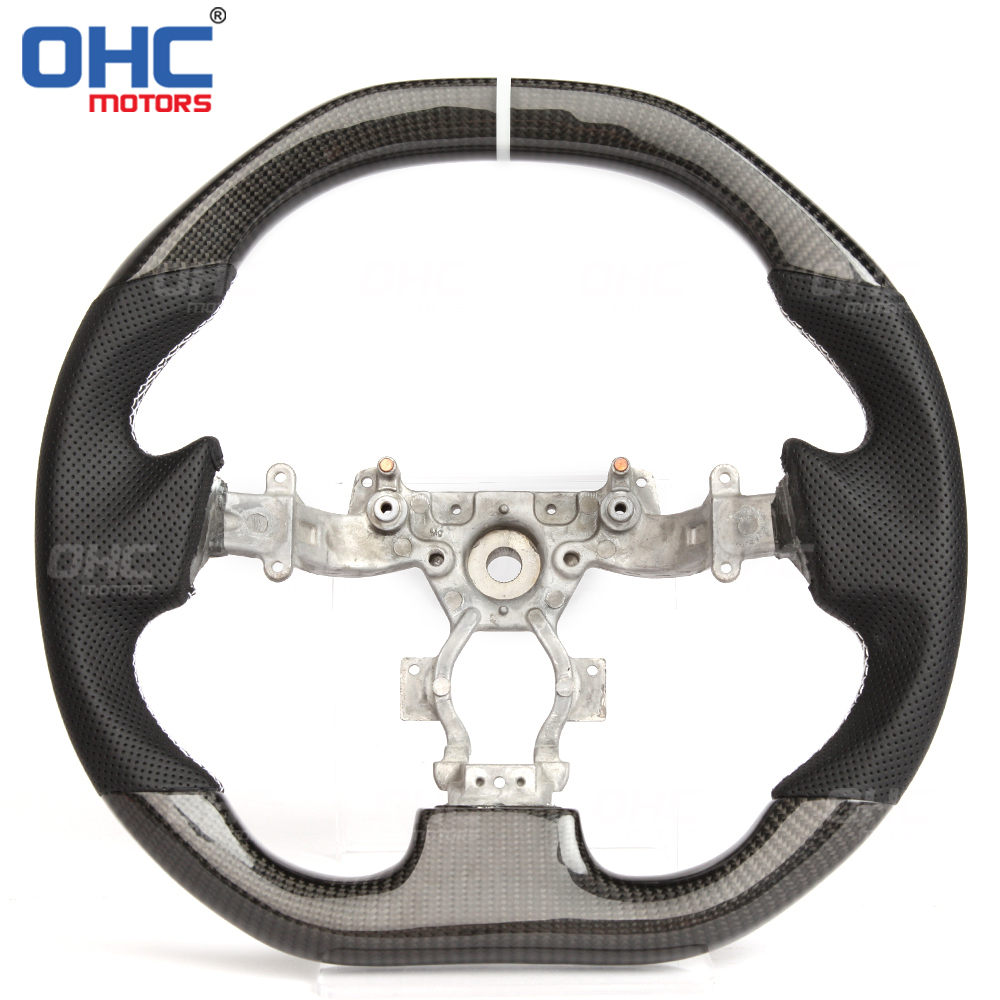 LED Carbon Fiber Steering Wheel Nissan GTR R35 Skyline 2009 2010 2011 2012 2013 2014 2015 2016 Car Steering Wheel Carbon Fiber