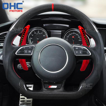 LED RPM Paddle Shift Fit for Audi RS6 RS7 S6 RS SQ5 B7 B8 B9 C8 2016 TO 2020 Smart Paddle Shift Shifter Shifters