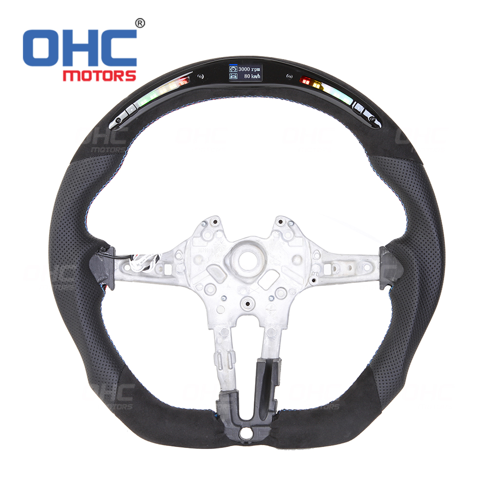  LED Perforated Steering Wheel for BWM M3 F20 F21 F40 F22 F23 F45 F44 F30 F31 F35  F32 F33 F36
