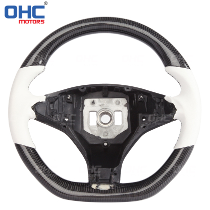 LED Carbon Fiber Steering Wheel For Tesla Model X Tesla Model S Carbon Fiber Steering Wheel