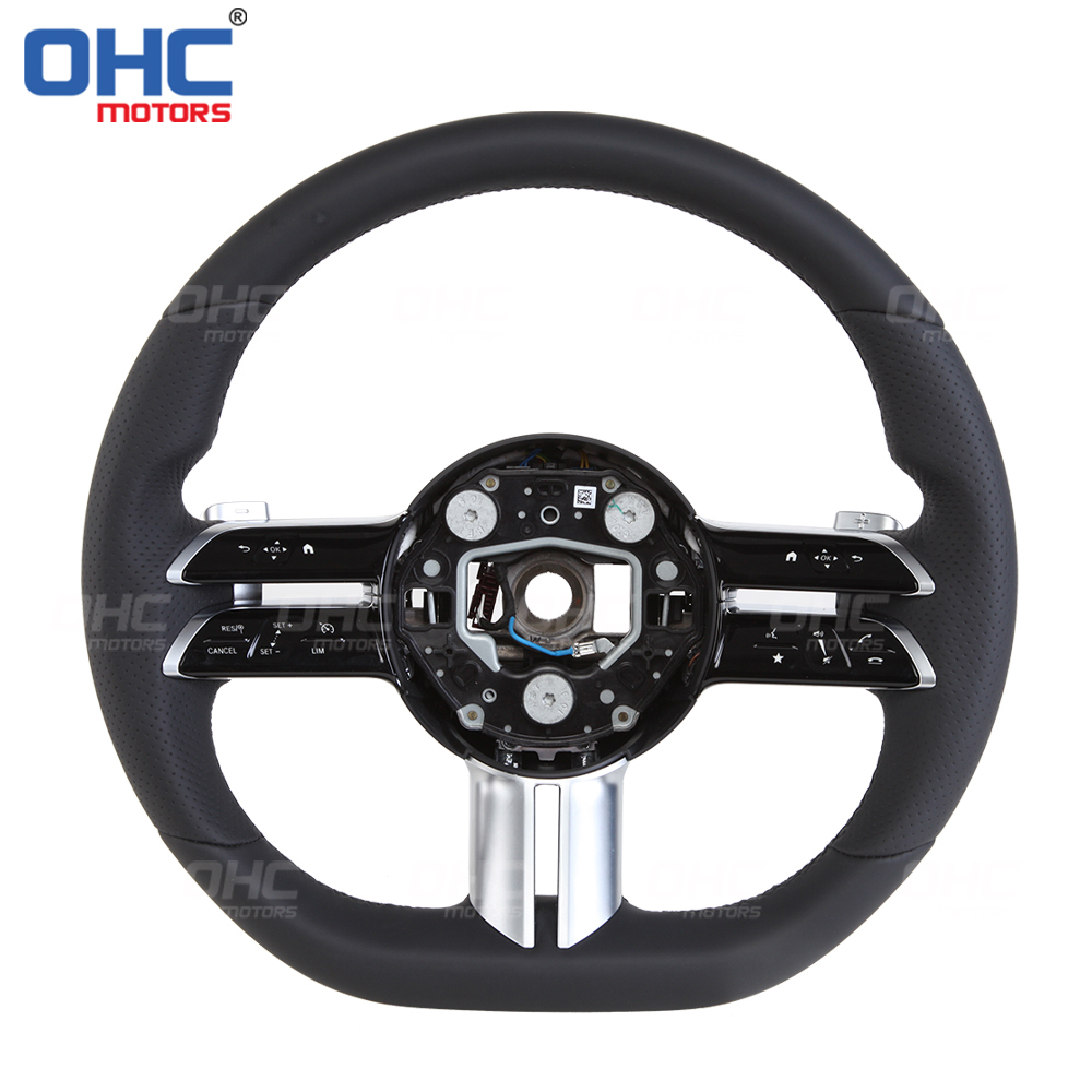 Wholesale Car Carbon Fiber Steering Wheel Assembly Set Compatible with Mercedes-Benz W204 W205 W211 AMG GLE CLA Leather Suede Carbon Fiber