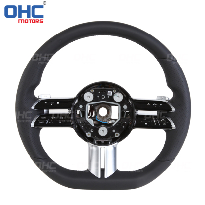 Wholesale Car Carbon Fiber Steering Wheel Assembly Set Compatible with Mercedes-Benz W204 W205 W211 AMG GLE CLA Leather Suede Carbon Fiber