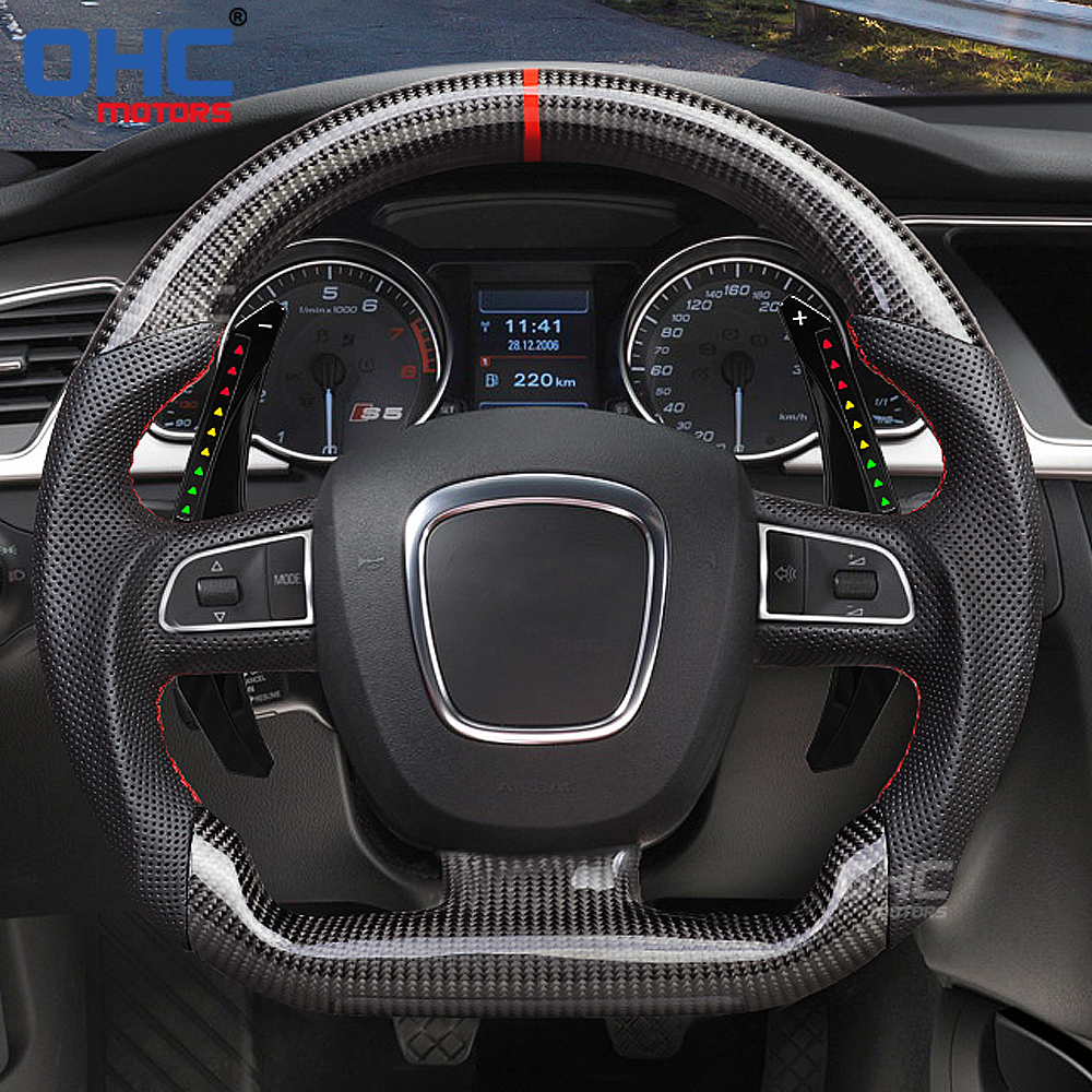 LED RPM Paddle Shift for Audi A3 A4 A5 A6 A7 A8 S3 S4 S5 8P 8V B7 B8 B9 C8 C7 Smart Paddle Shift Shifter Shifters