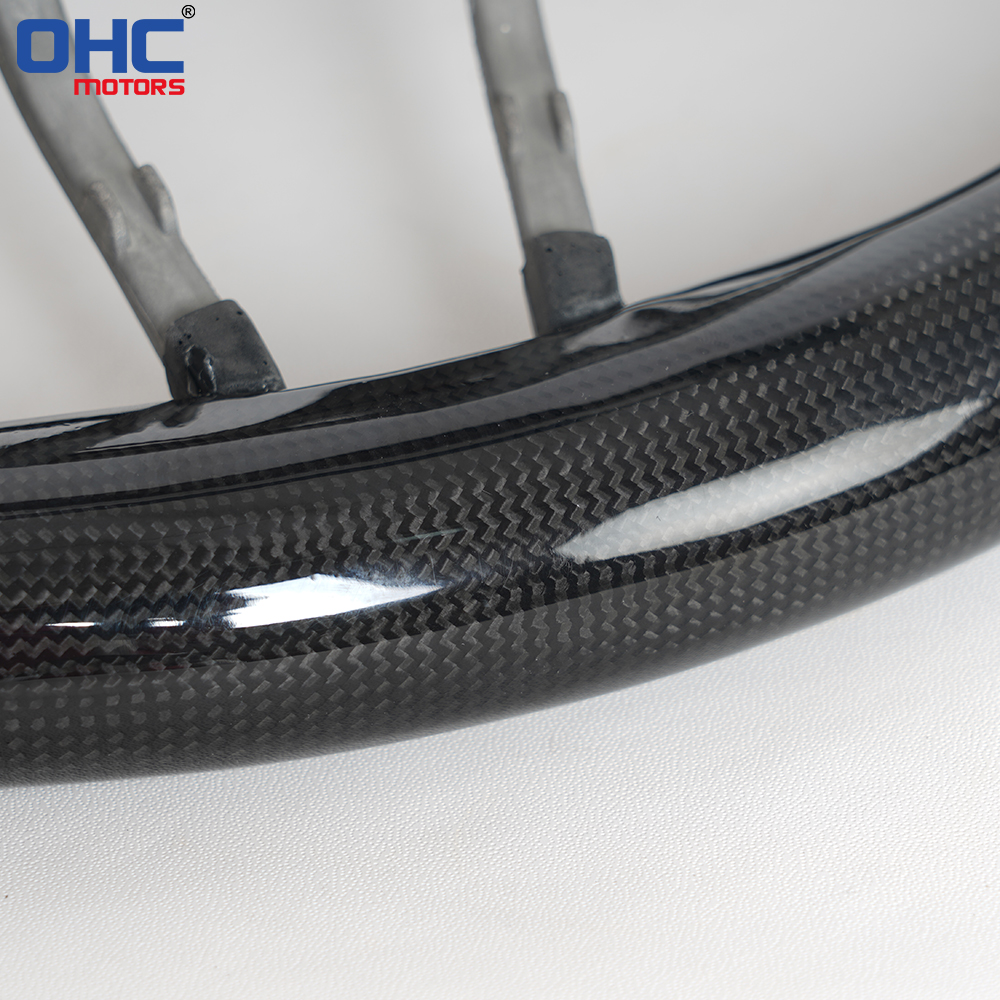 Prepreg Dry Carbon Fiber O-Shaped Steering Wheel for Porsche 911 Panamera 718 Boxster Cayenne Macan Preforated Leather Grip US STOCK