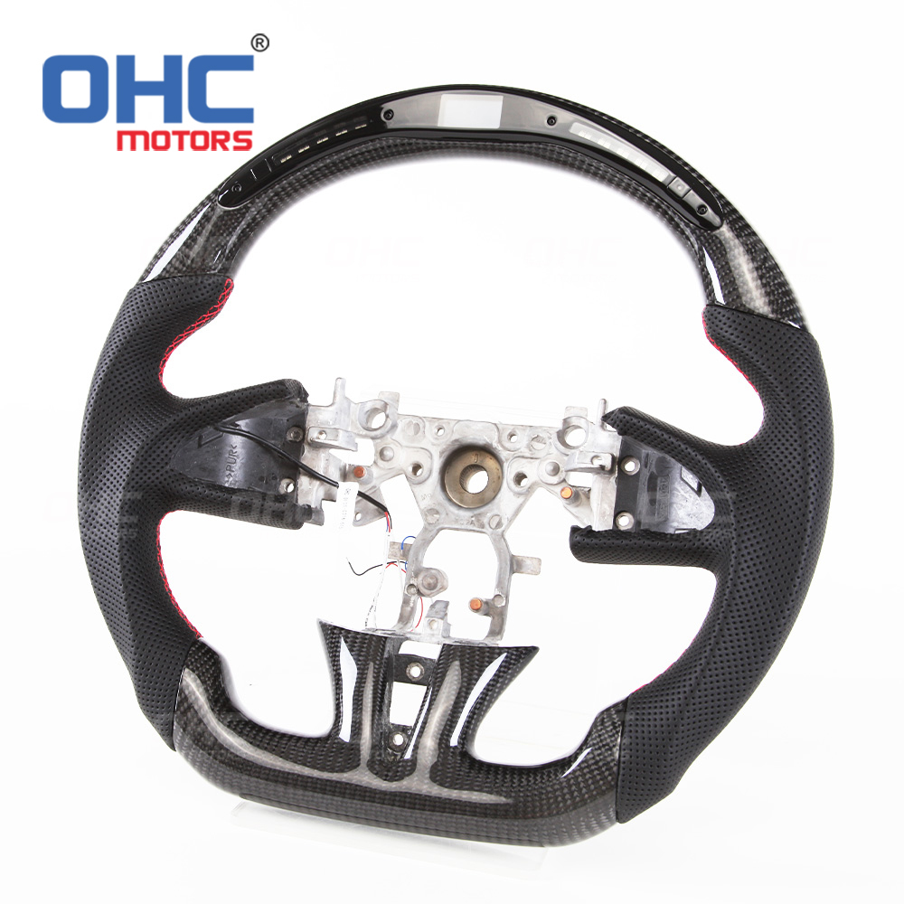 LED 100%Carbon Fiber Steering Wheel for Infiniti Q50 