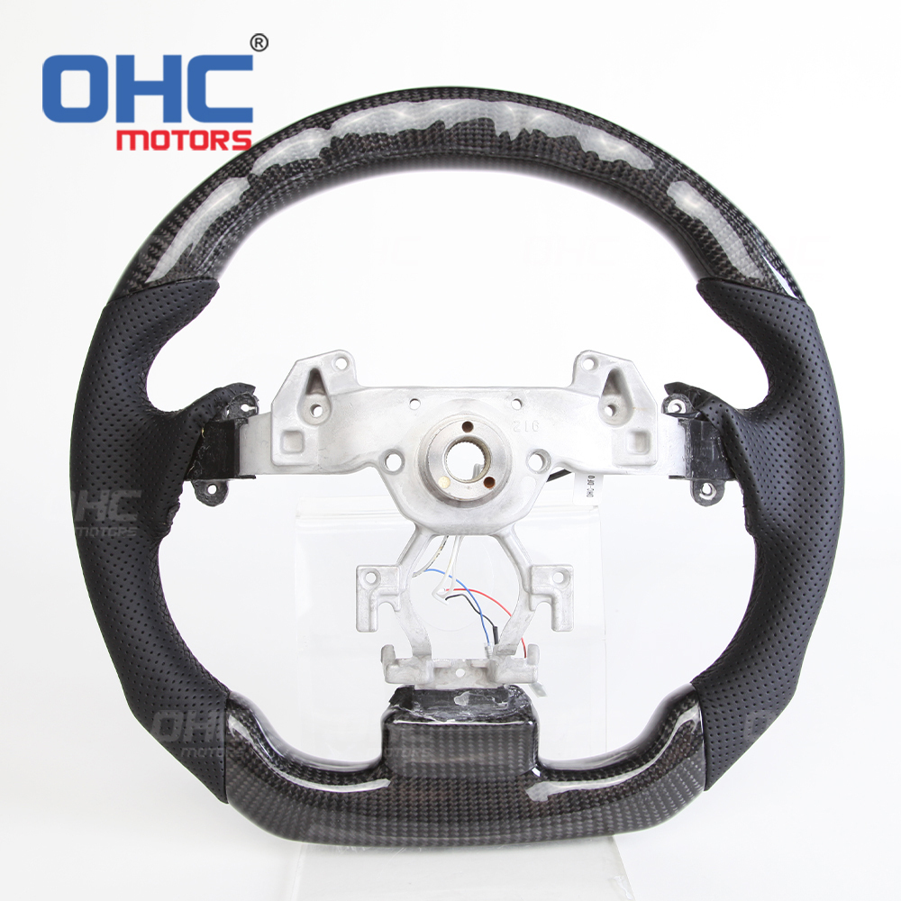 LED Peformance Car Steering Wheel Fit For Infiniti G37 REAL 100% Carbon Fiber Steering Wheel 