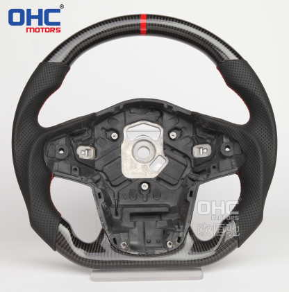 Alcantara Carbon Fiber FLAT BOTTOM Steering Wheel For TOYOTA MKIV Supra Car Steering Wheel Carbon Fiber