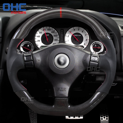 Carbon Fiber Steering Wheel For Nissan GTR R34 LED Racing Car Steering Wheel