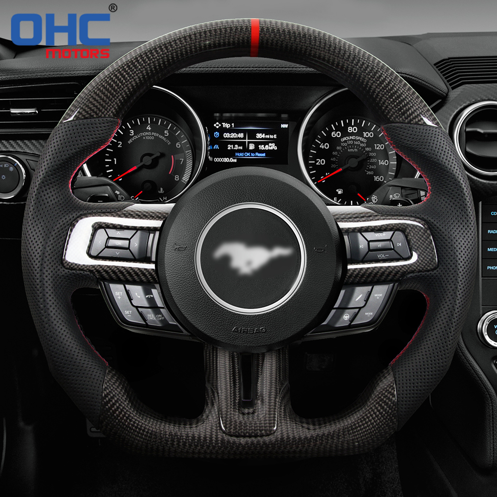 Carbon Fiber steering wheel for Mustang (2015-2017) Steering Wheel Carbon Fiber