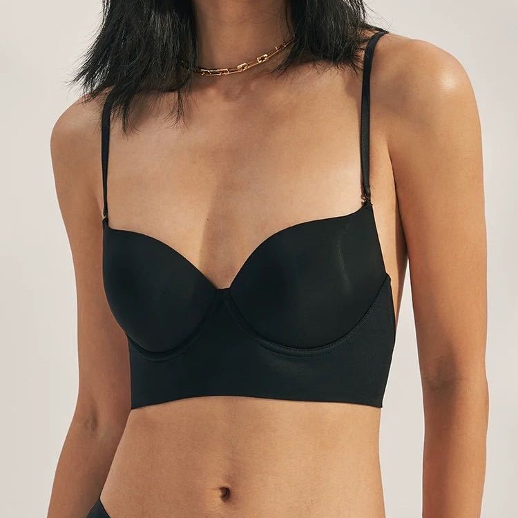  Women's Seamless Vest Comfortable Push-up Side-gathering Bra-SLIQIA