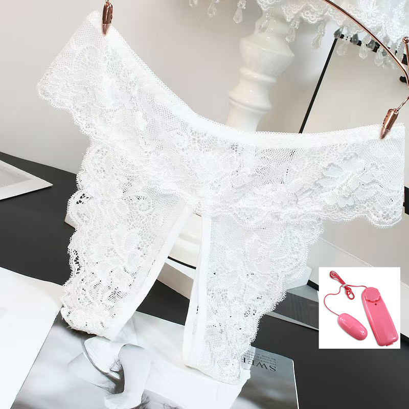  Women's Lingerie Lace Temptation Sexy Hip-Exposing Passionate Fun Panties Crotchless -SLIQIA