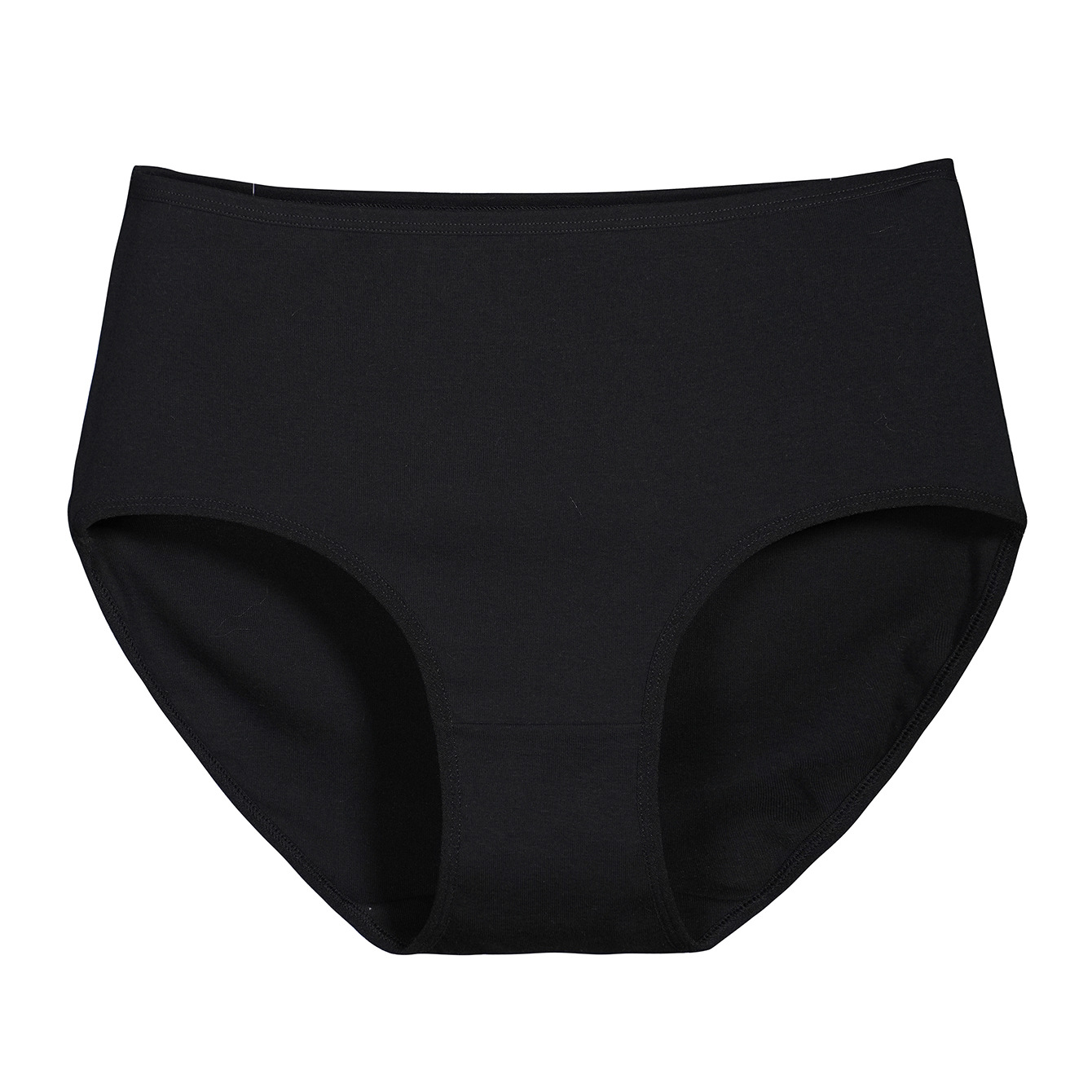 High-Quality Hip-Hugging Plus Size Women's Underwear Pure Cotton Mid-Waist Hot-Selling Ribbed European and American Style Pure Cotton Women's Plus Size Underwear-SLIQIA