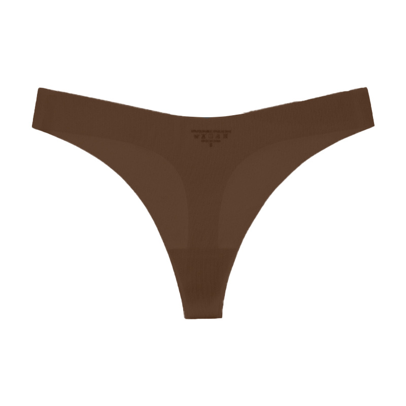 Ultra-Thin Ice Silk Seamless Breathable Women's Skin-Friendly Underwear Low Waist Quick-Dry Fitness Yoga Sexy Thong Women-SLIQIA