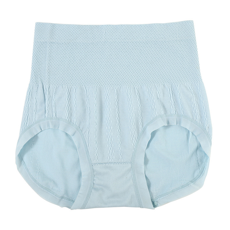 Seamless Plus Size High Waist Tummy Control Sexy Butt Lifting Panties for Women Seamless Antibacterial Breathable Wormwood Crotch Triangle Briefs-SLIQIA