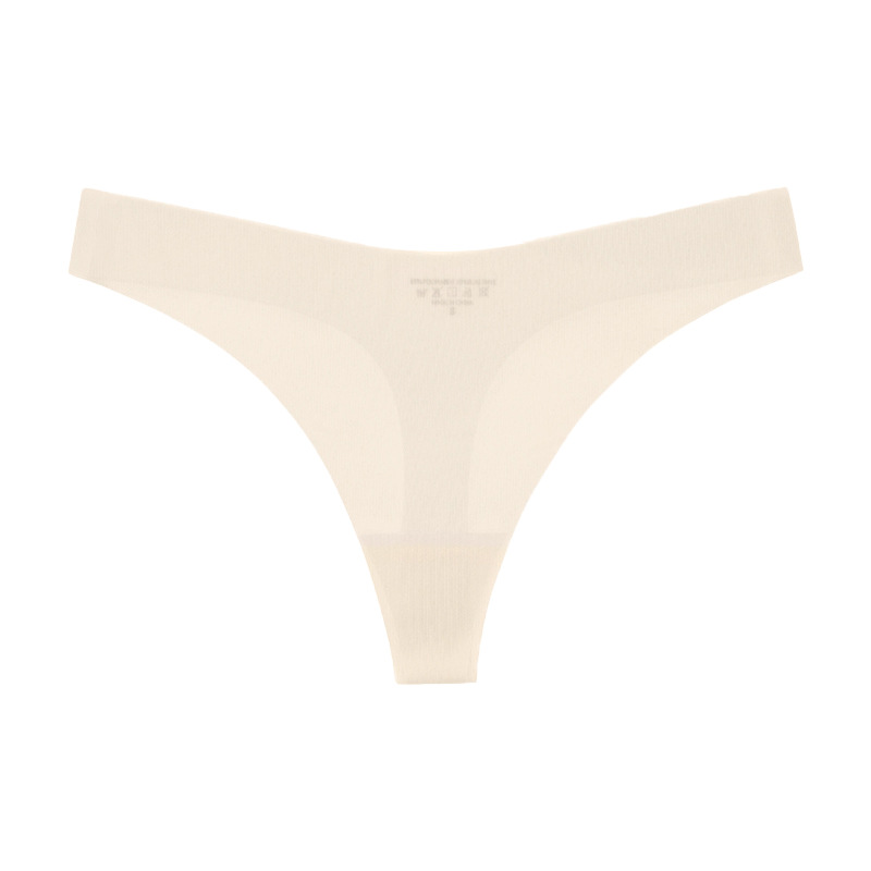 Ultra-Thin Ice Silk Seamless Breathable Women's Skin-Friendly Underwear Low Waist Quick-Dry Fitness Yoga Sexy Thong Women-SLIQIA