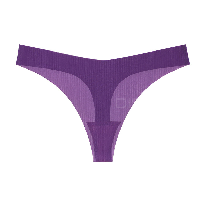 Ultra-Thin Ice Silk Seamless Breathable Women's Skin-Friendly Underwear Low Waist Quick-Dry Fitness Yoga Sexy Thong Women-SLIQIA