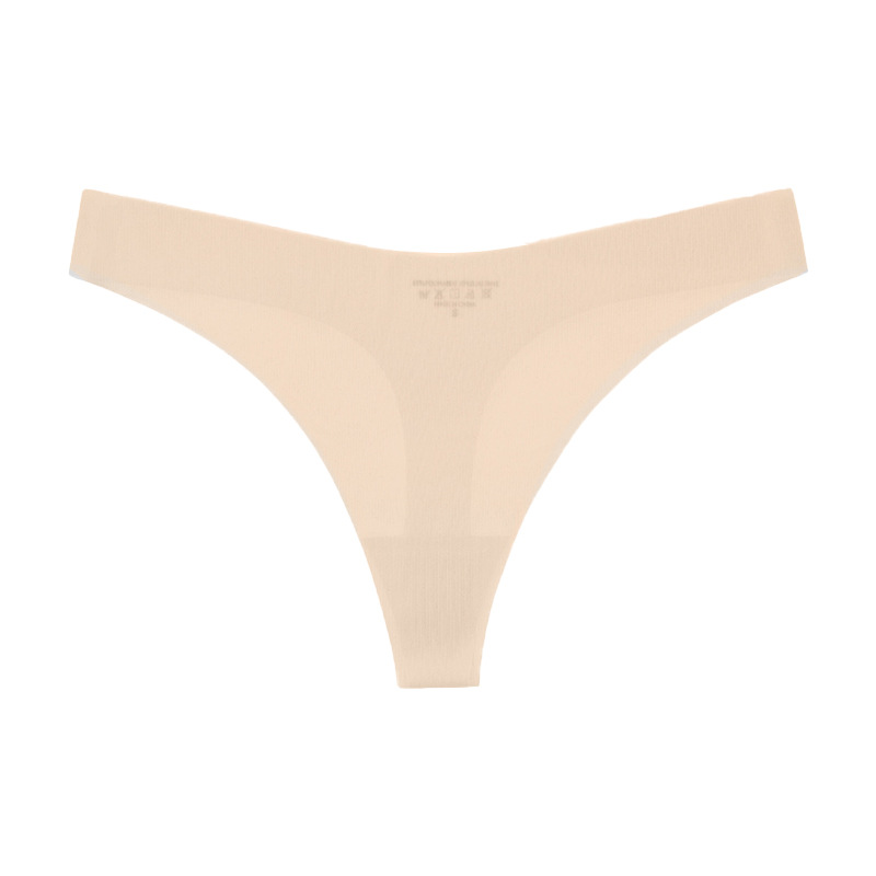 Ultra-Thin Ice Silk Seamless Breathable Women's Skin-Friendly Underwear Low Waist Quick-Dry Fitness Yoga Sexy Thong Women-SLIQIA