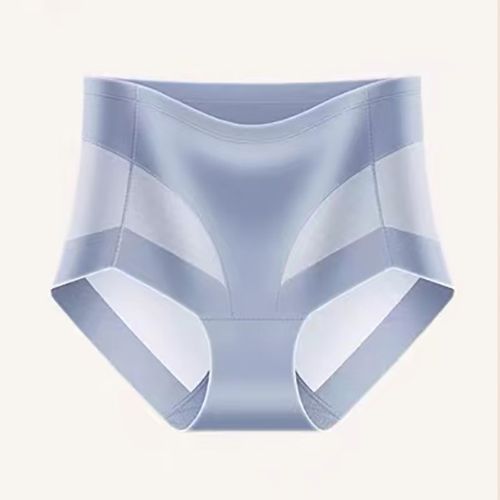 Pure Desire Style Breathable Mesh Panties for Women Plus Size Tummy Control Hip Lift Seamless All-Cotton Antibacterial Crotch Women's Panties