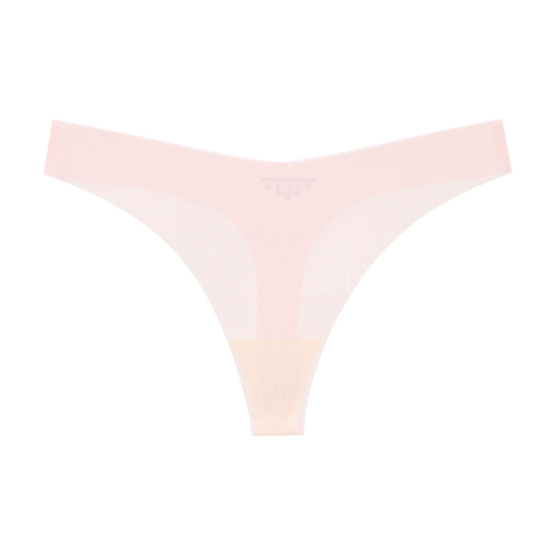 Ultra-Thin Ice Silk Seamless Breathable Women's Skin-Friendly Underwear Low Waist Quick-Dry Fitness Yoga Sexy Thong Women-SLIQIA
