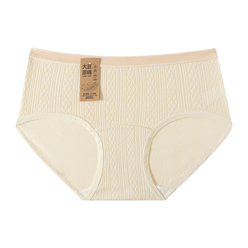  Women's Soy Cotton Panties Extended Pure Cotton Crotch Comfortable Barely-There Feel Snug Fit Sweat-Free-SLIQIA
