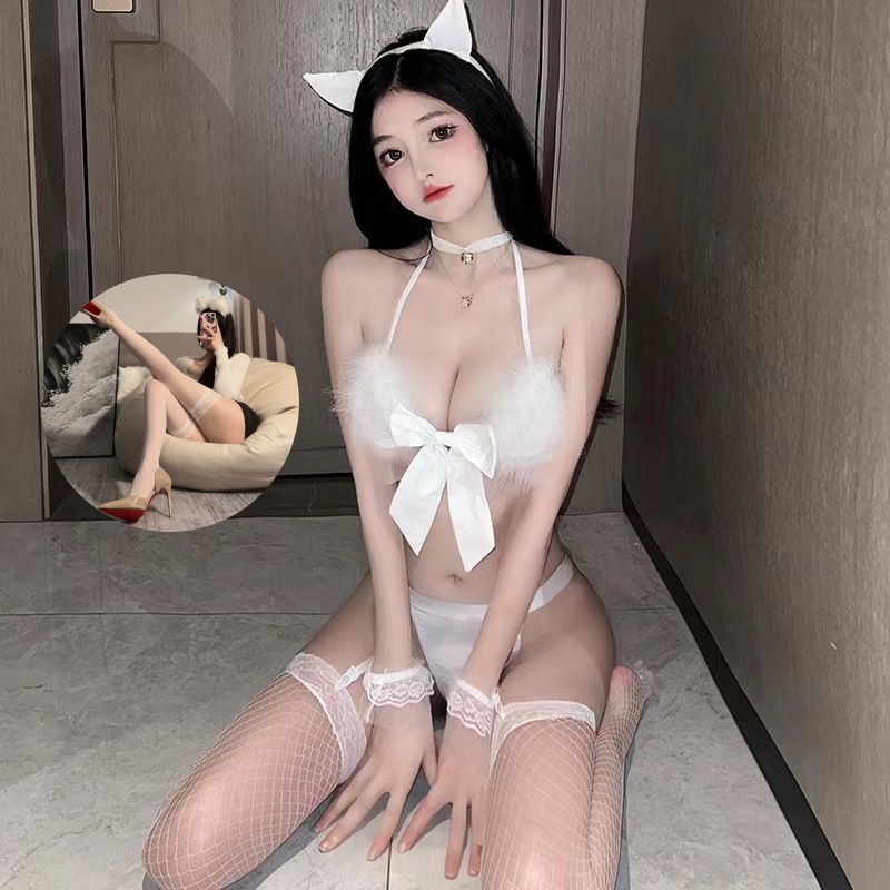 Sexy Lingerie Sexy Bunny Girl Uniform Catwoman Role Play Set Cute Maid Temptation Pajamas -SLIQIA