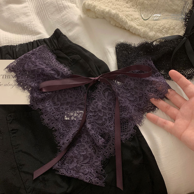 Sexy Lace Girl Underwear Women's Low Waist Cross Strap Hot Pure Desire Sweet Underwear Women-SLIQIA