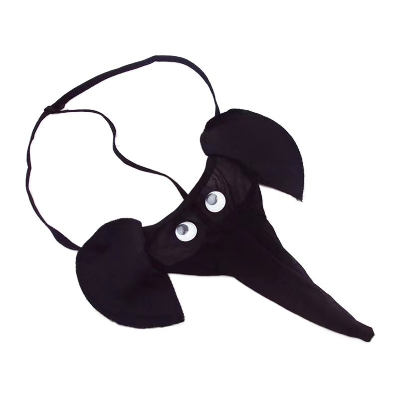 Sexy Lingerie Plus Size Black Lace Sexy Thong Low Waist Sexy Panties Open Crotch Hot Sexy Bow-SLIQIA