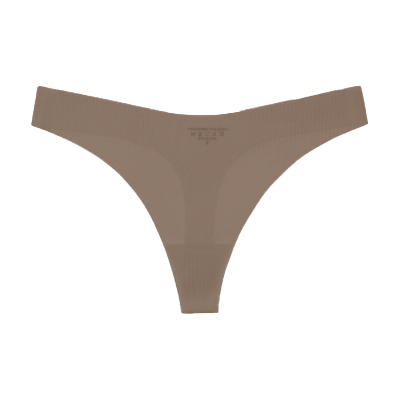 Ultra-Thin Ice Silk Seamless Breathable Women's Skin-Friendly Underwear Low Waist Quick-Dry Fitness Yoga Sexy Thong Women-SLIQIA