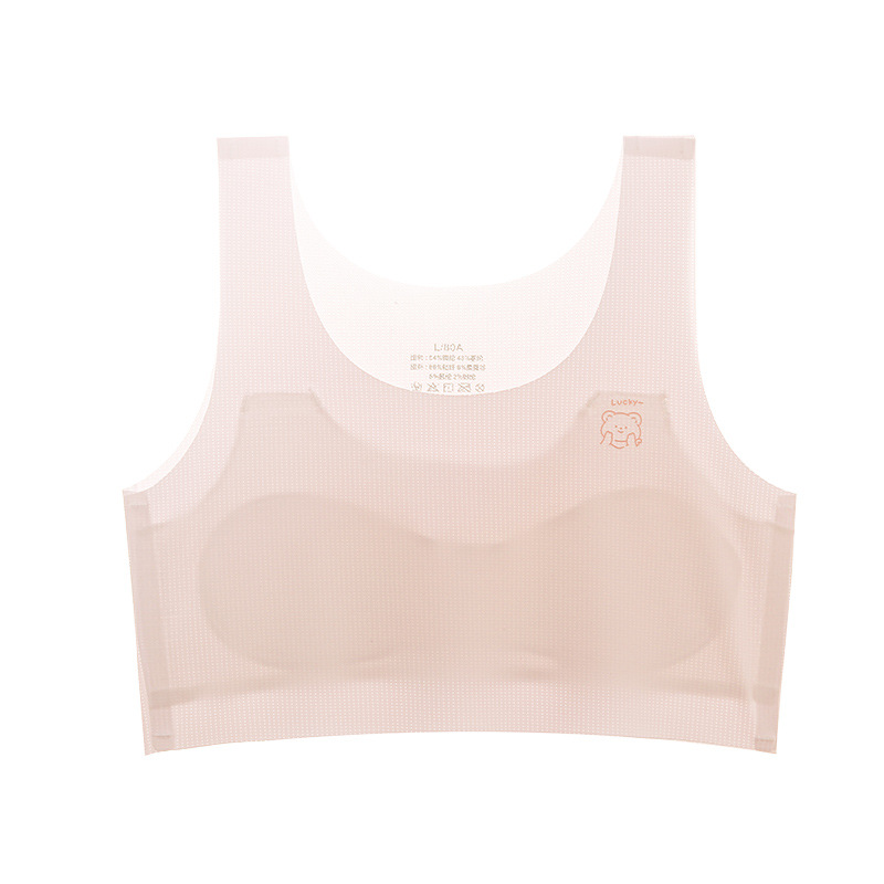 Girls' Underwear Developmental Period Summer Thin Elementary School Students' Vest Children's Junior High School Students' Bra -SLIQIA