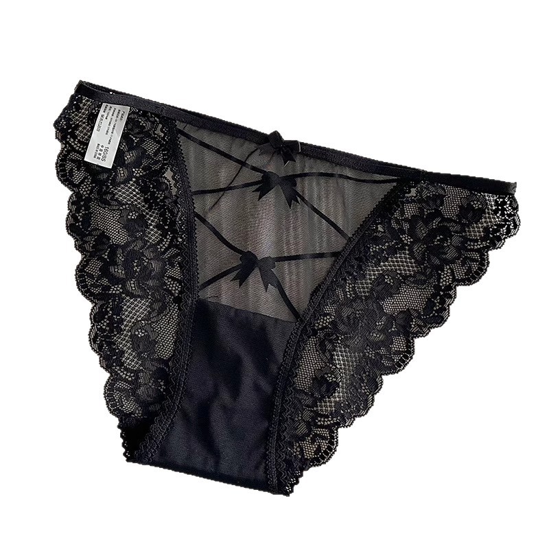 Luxurious High-End Triangle Panties for Women Lace Mesh 2025 New Sexy Alluring Low Waist Panties -SLIQIA