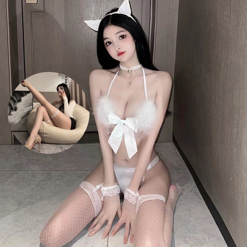 Sexy Lingerie Sexy Bunny Girl Uniform Catwoman Role Play Set Cute Maid Temptation Pajamas -SLIQIA