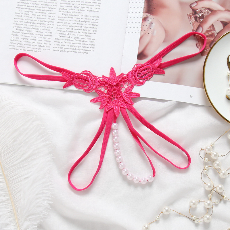 Sexy Lingerie Hollow Out Open Crotch Panties Fun No-Remove T-Pants Accessories Hot Bed Passion Products Set-SLIQIA